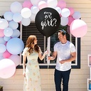 gender reveal big balloon