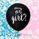 gender reveal big balloon
