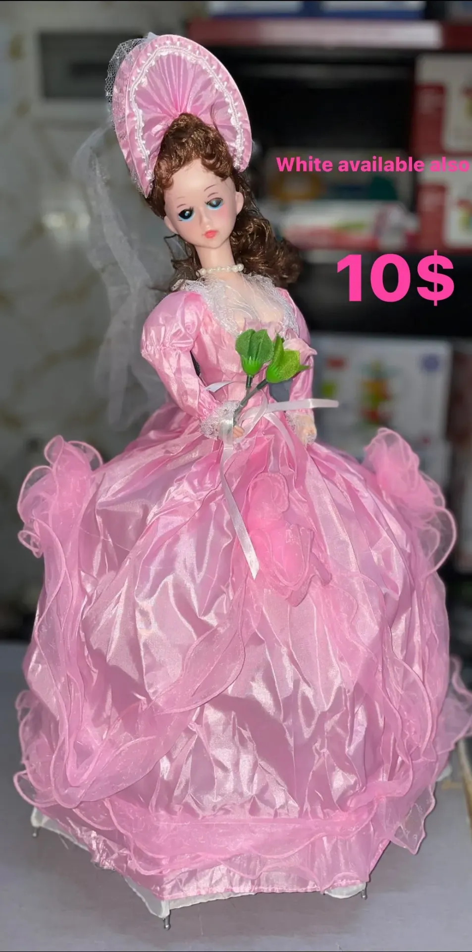 musical umbrella dol (Pink)