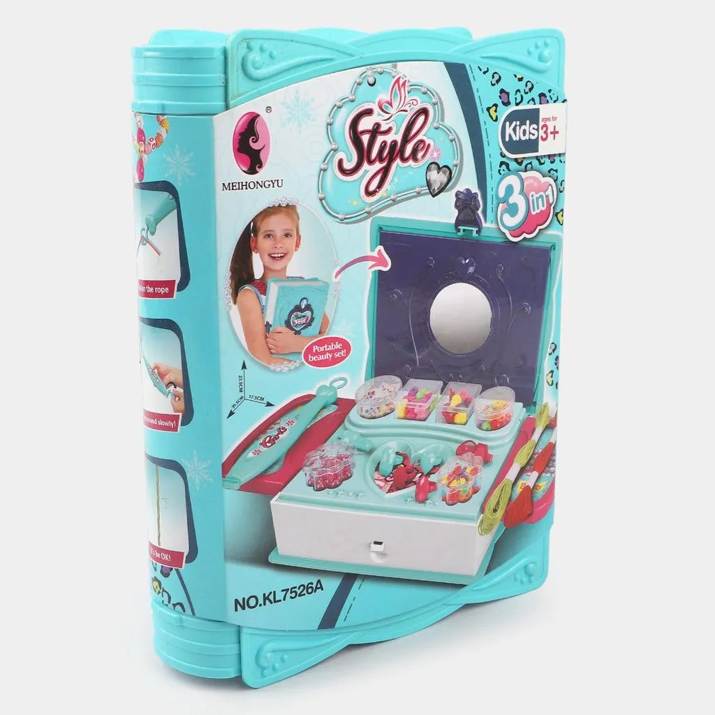 "Beader & Braider" kids' jewelry making kit. 