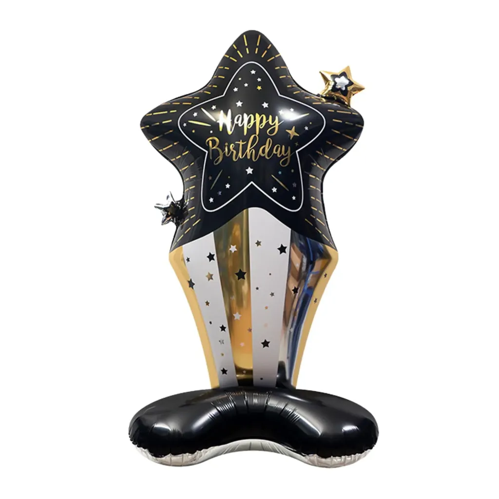 Free-standing birthday  foil balloon 120cm
