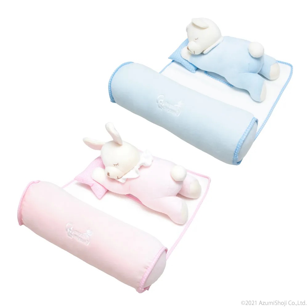 Anti rolling pillow for baby (Blue)