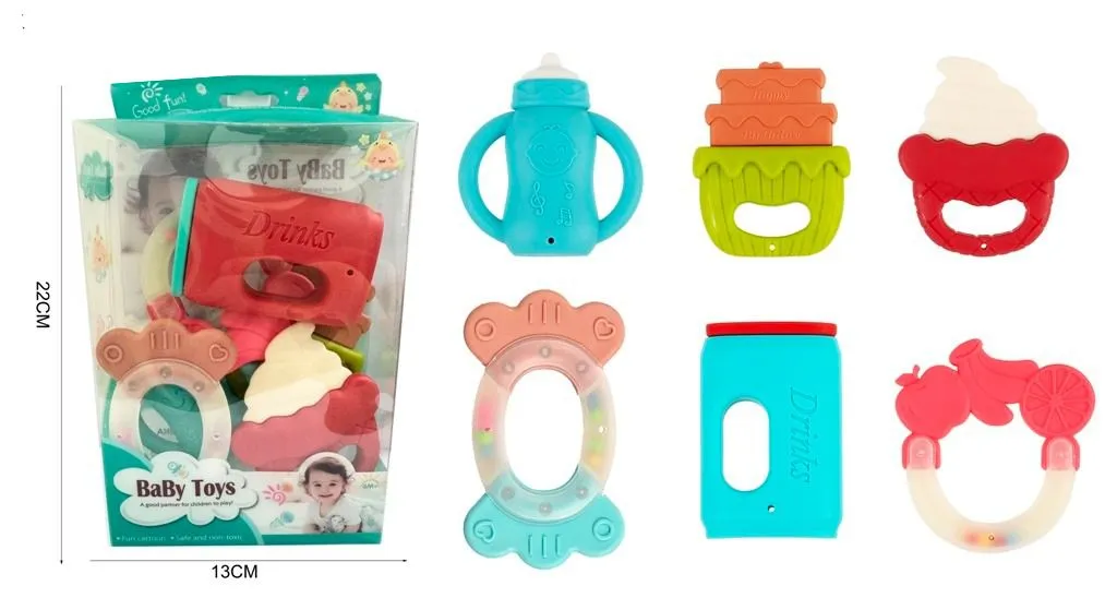 Baby rattles and teethers