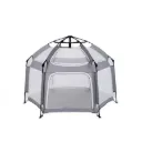 Pop-Up Playpen, designed for quick setup, gray color
