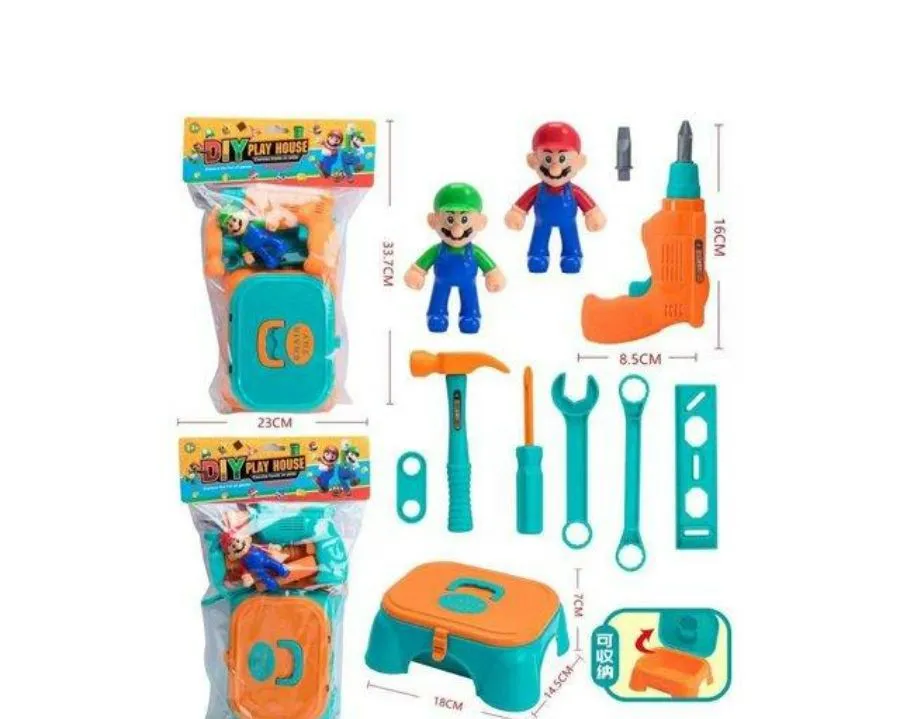 DIY Play House Tool Set, pretend-play construction toy.