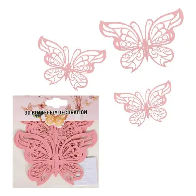 3D butterfly wall stickers designed for home or party decoration
