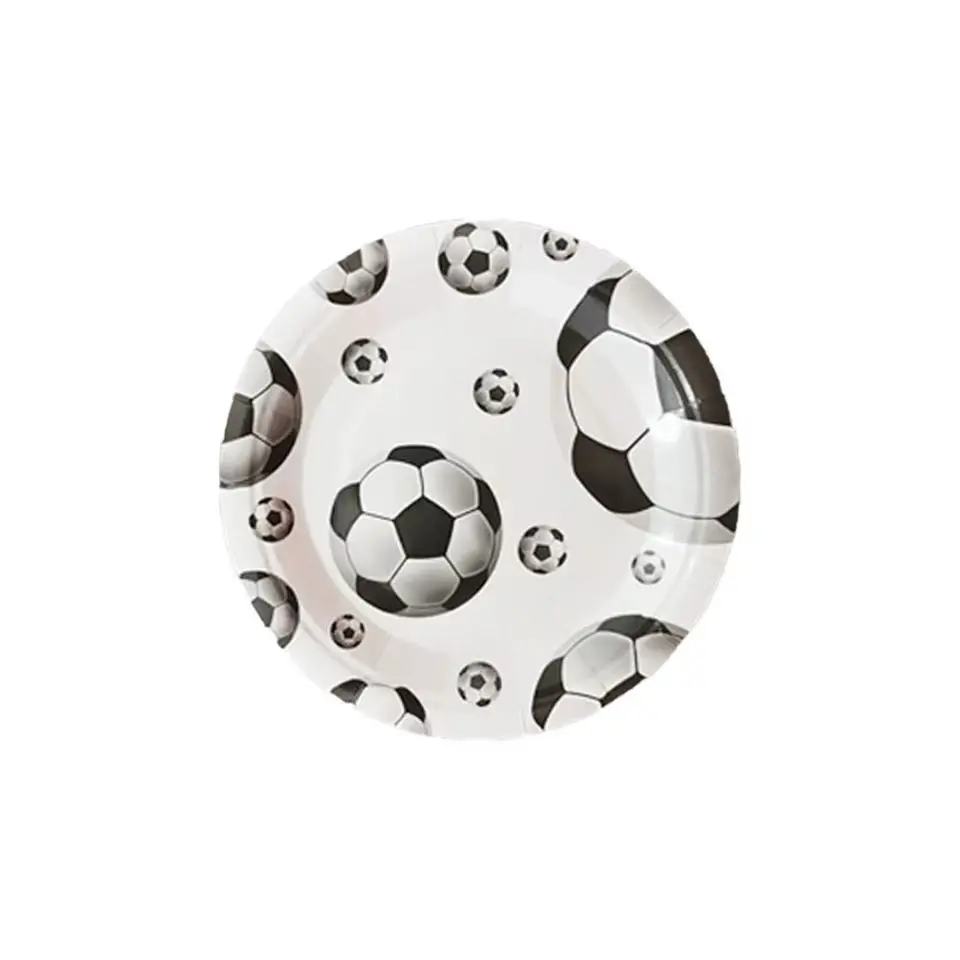 Football-themed plates 23cm