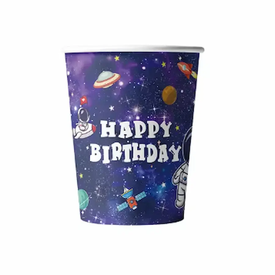 Space-themed cups
