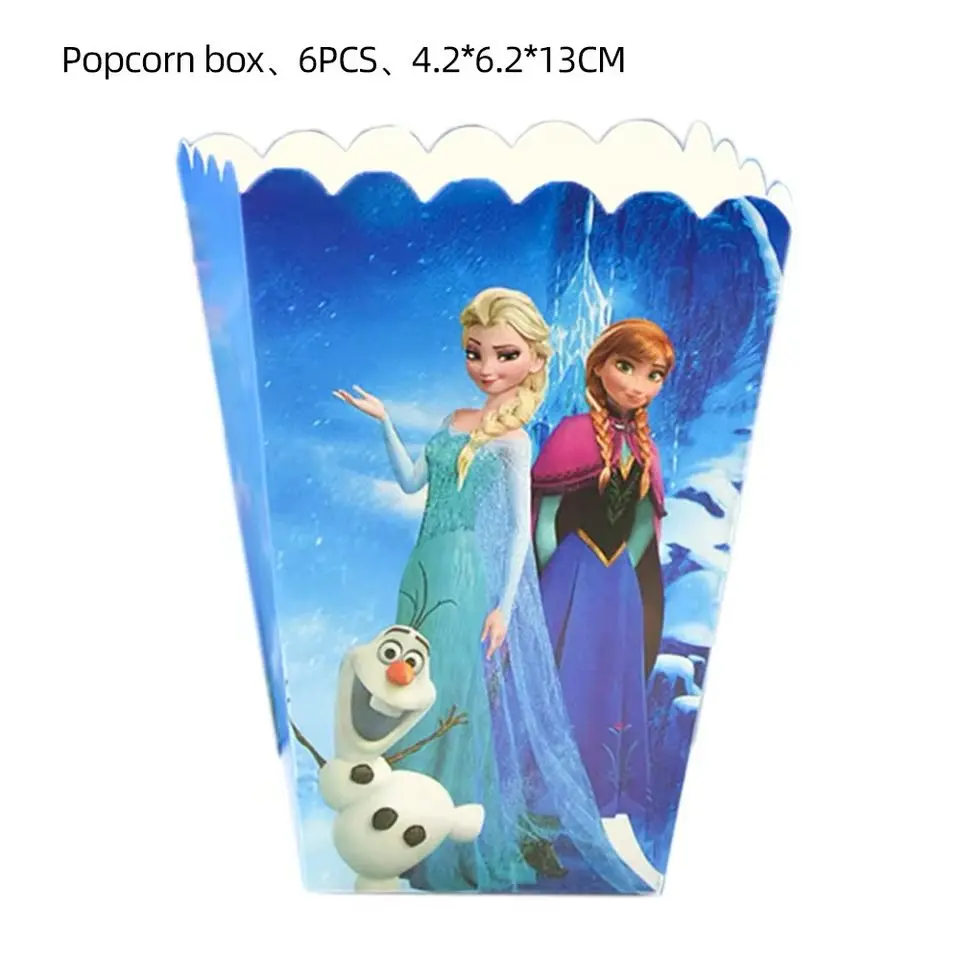 Frozen popcorn boxes
