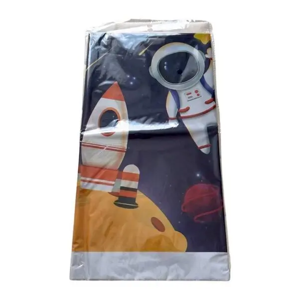Space-themed tablecloth
