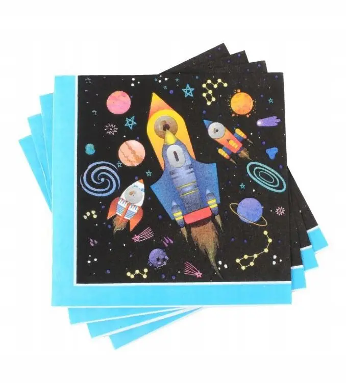 Space themed napkins