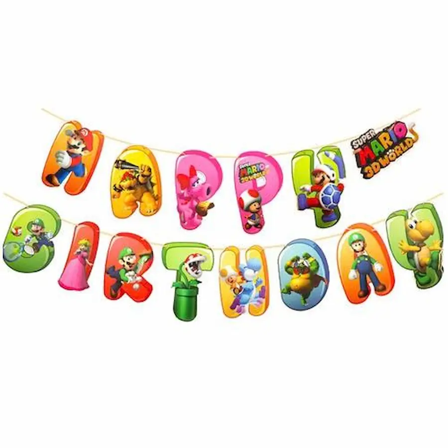Super Mario theme Banner