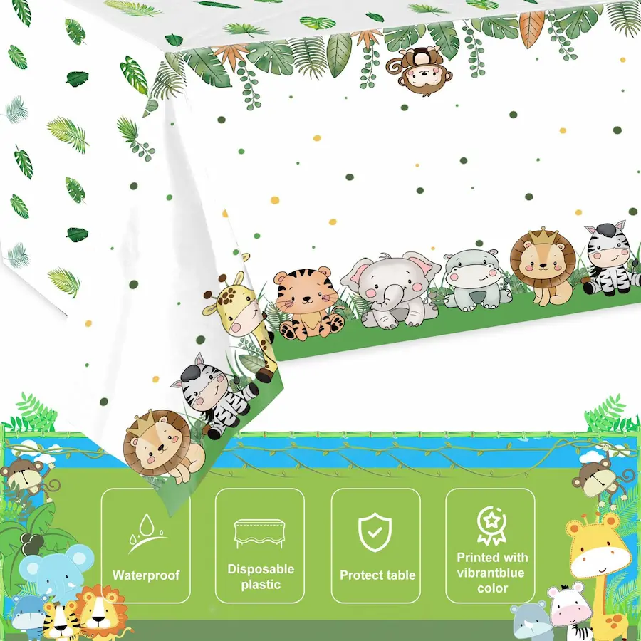 Safari theme tablecloth