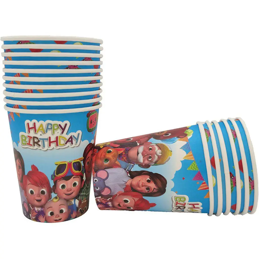 CoComelon theme cups