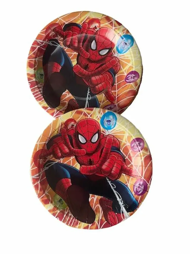 Spiderman 18cm plates