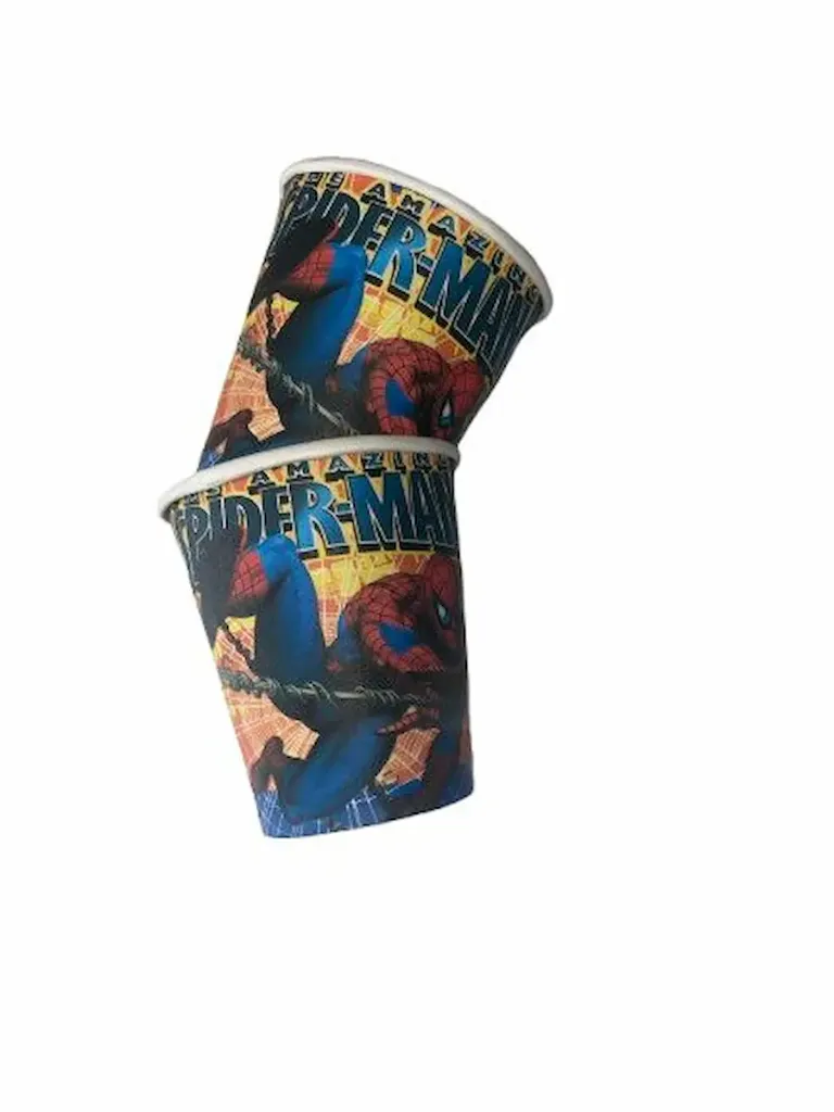 Spiderman cups