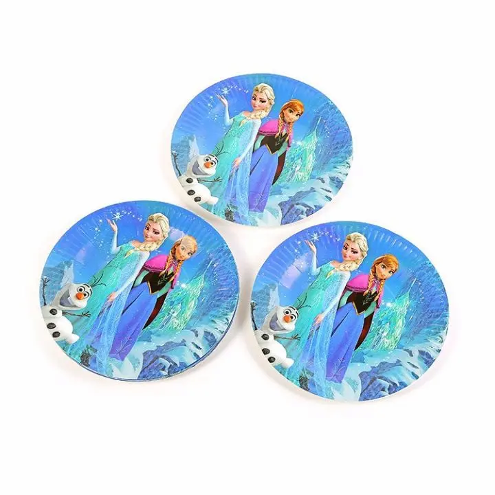 Frozen 18cm plates