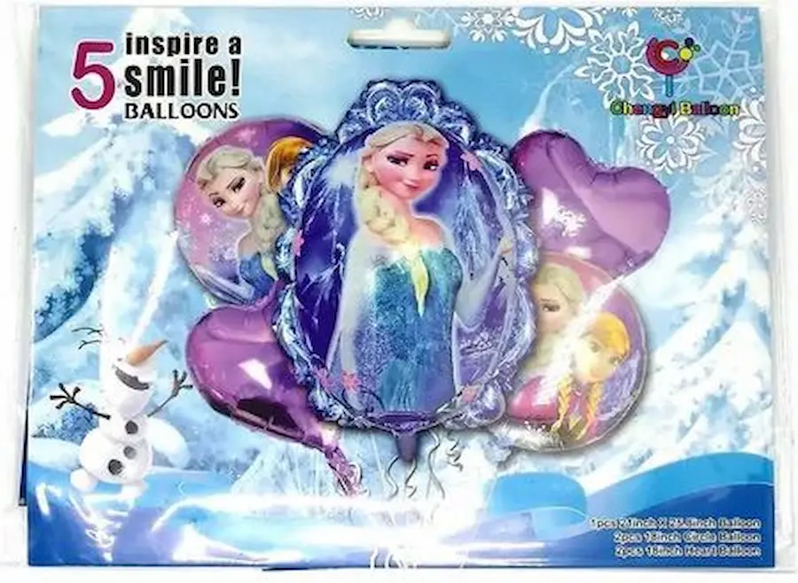 Frozen foil balloon set