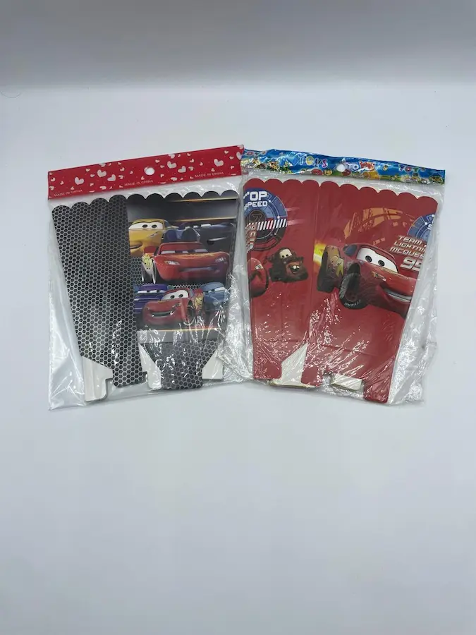 CAR MCQUEEN popcorn boxes (Red)