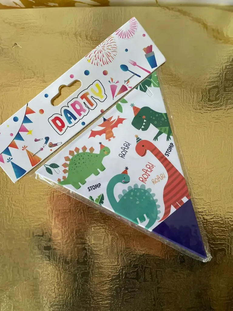 Dinosaur-theme banner