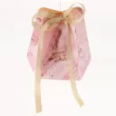 Wedding Paper Candy Boxes Gifts, pink and gold, pack of 12. Perfect for wedding party or other special occasion etc.