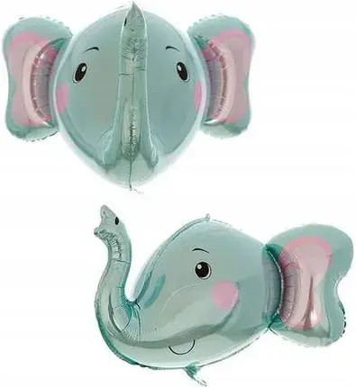 4D elephant foil balloon