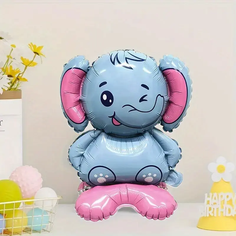 Selfstand 3D Elephant Animal Foil Balloons
