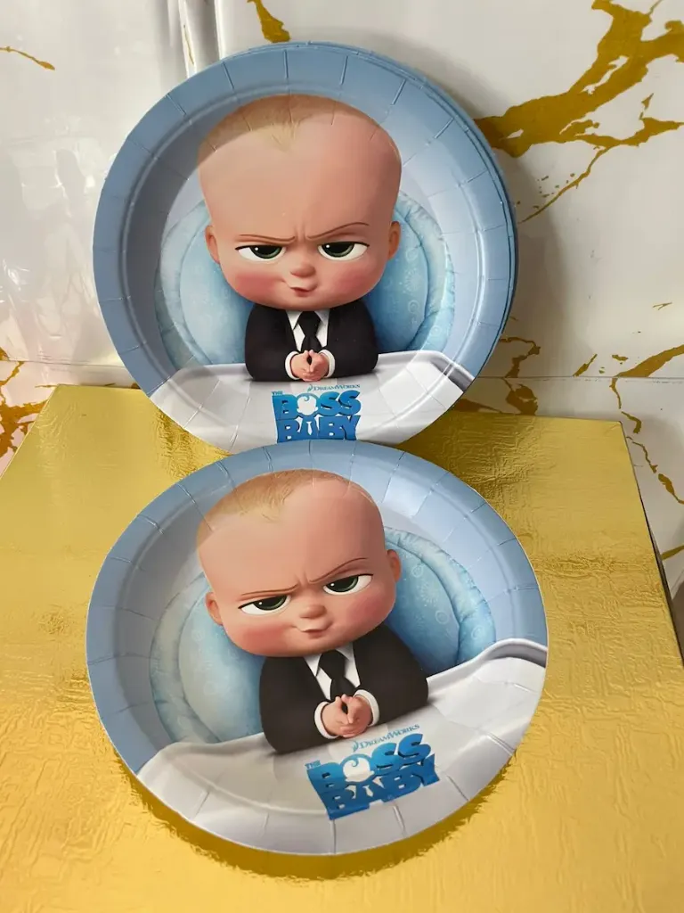 Boss Baby 18cm plates