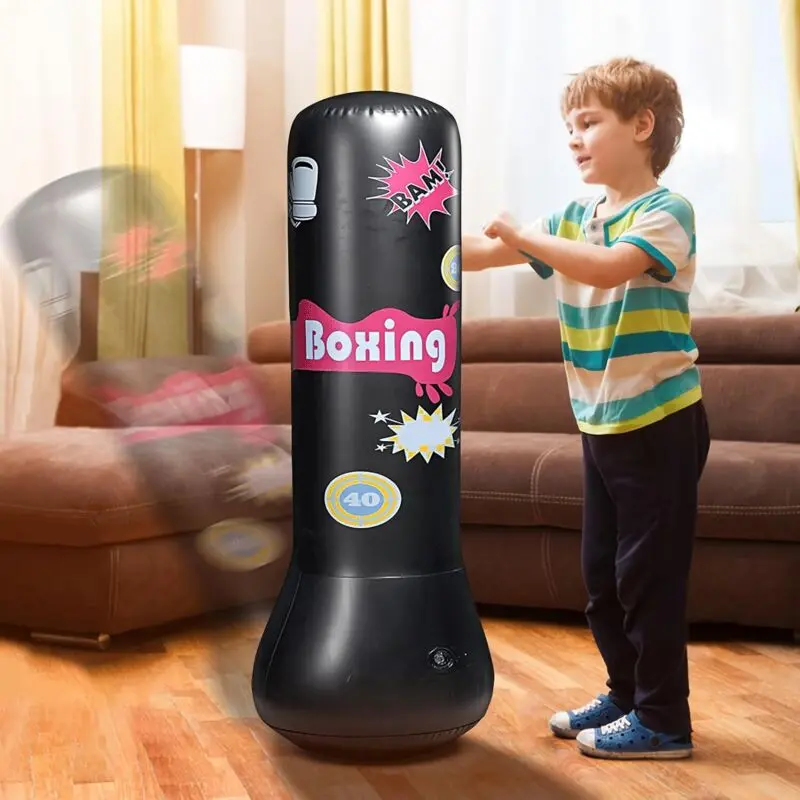 inflatable boxing punching bag designed for children, size 1.6 meter