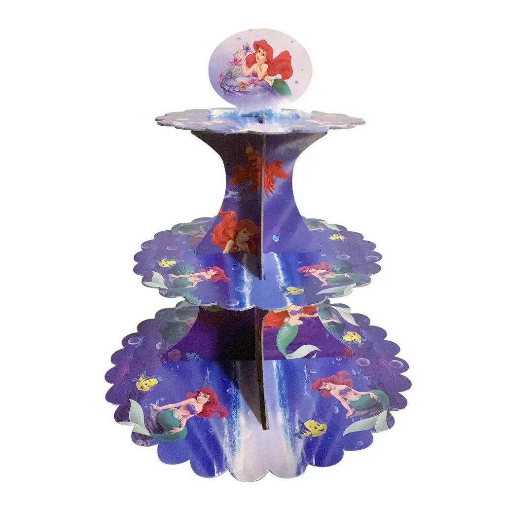 Little Mermaid Ariel theme cupcake stand