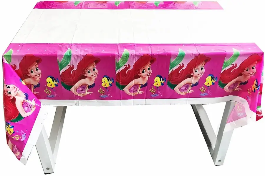 Little Mermaid Ariel theme table cover