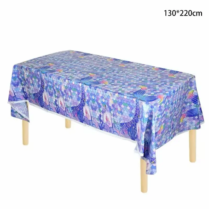 Mermaid theme table cover