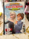 Big coloring book with 100 stickers