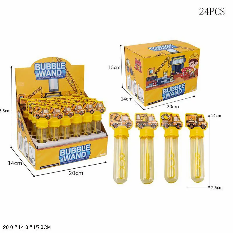 Construction Truck Bubble Wand