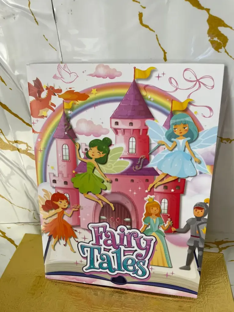 Coloring book Fairy tale theme with 100 stickers