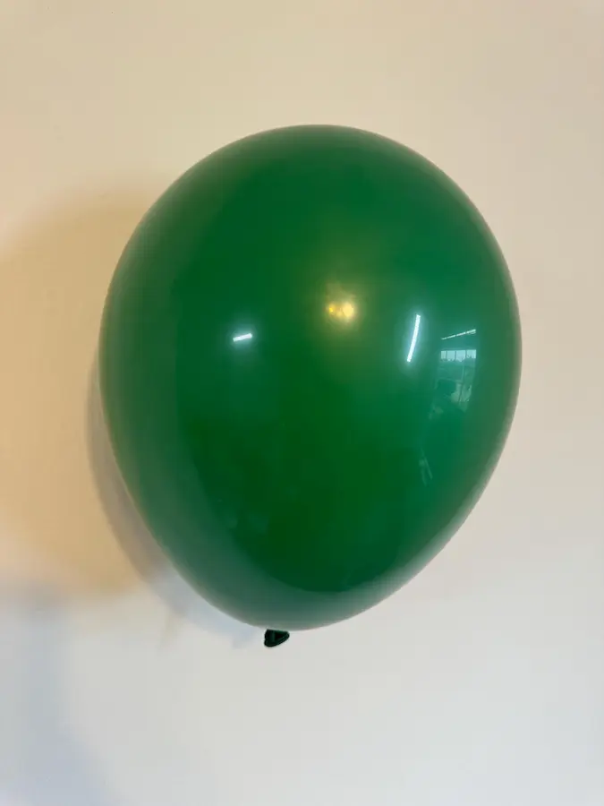 Dark green latex balloons size 12 inch pack of 10 balloons