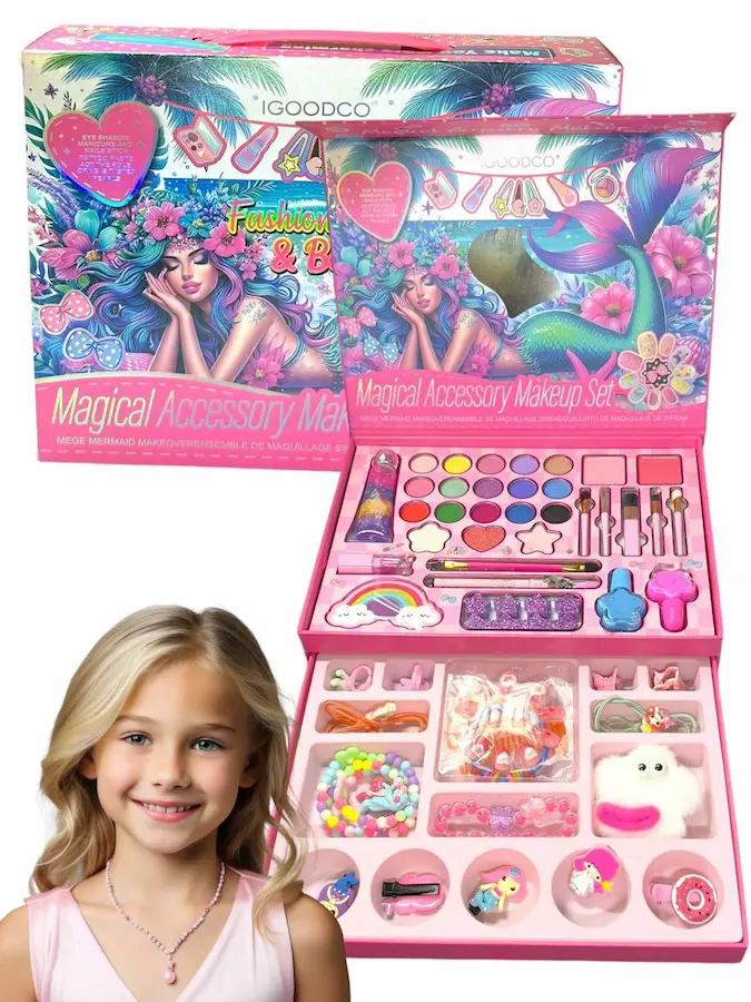 Magical Luxury Mermaid Themed Makeup and Jewellery Set