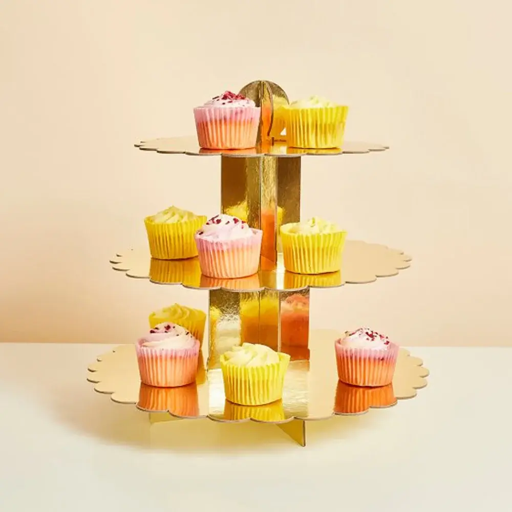 Gold Foil Cupcake Stand