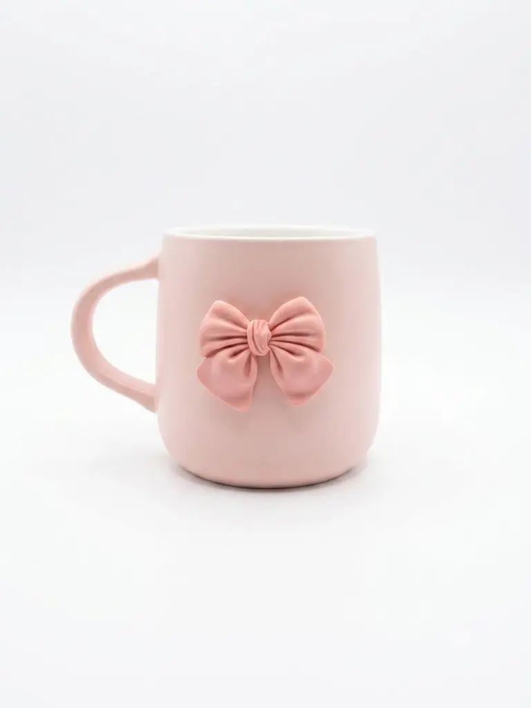 Ceramic bow mug