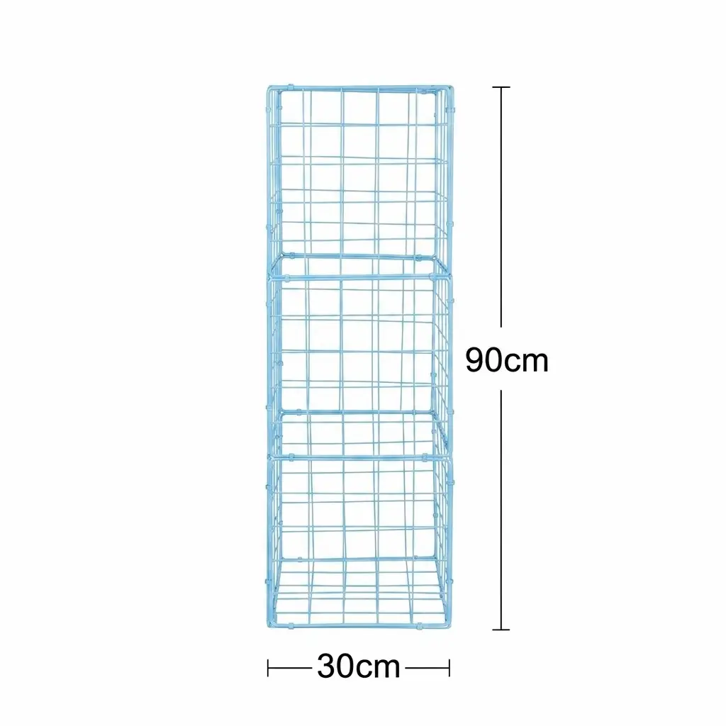 Balloon Grid box 90*30cm Blue