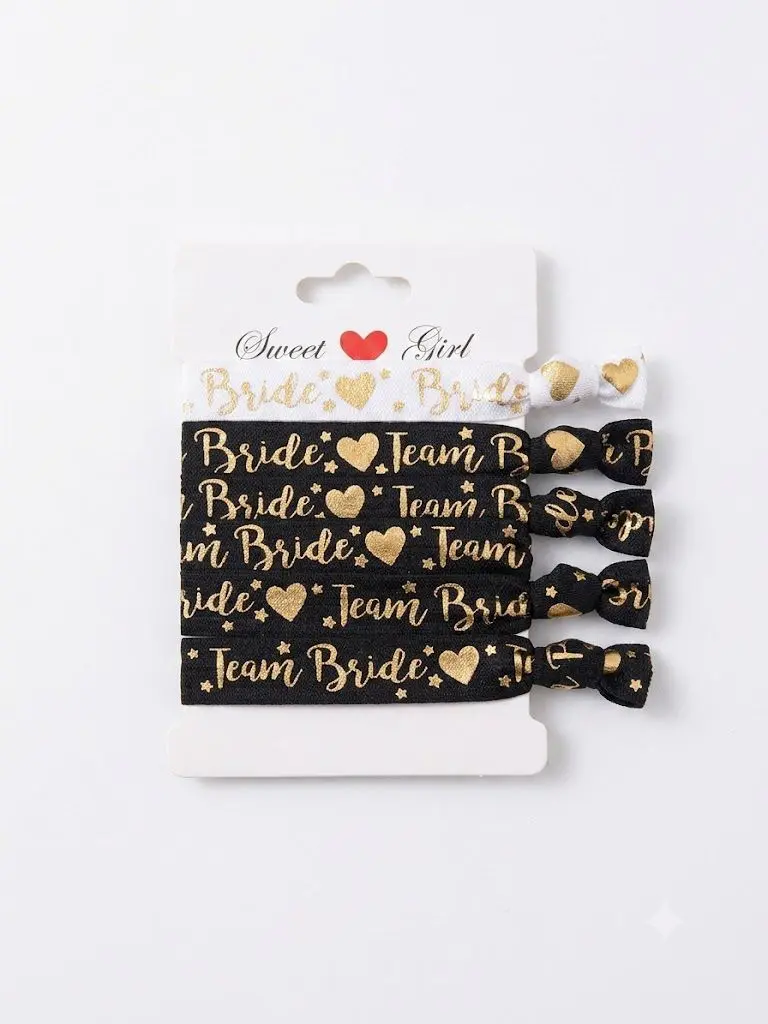 1pc Bride And 5pcs Team Bride Wristbands