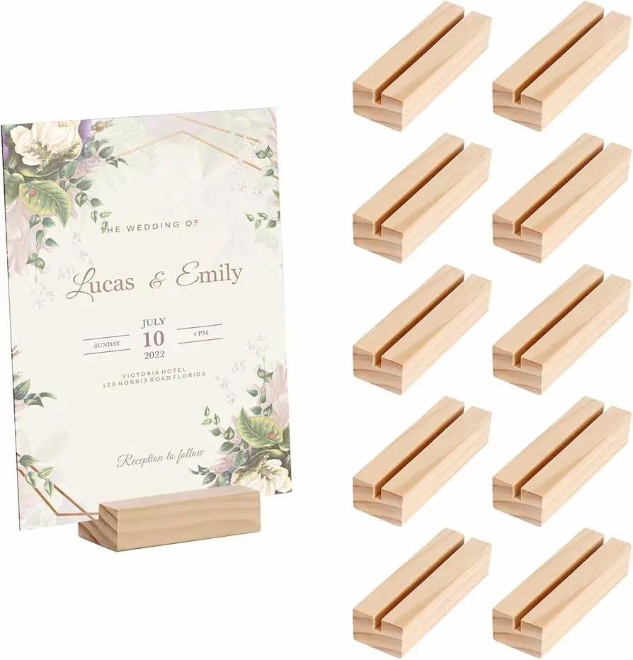 Wooden stand, size 10*3.5cm