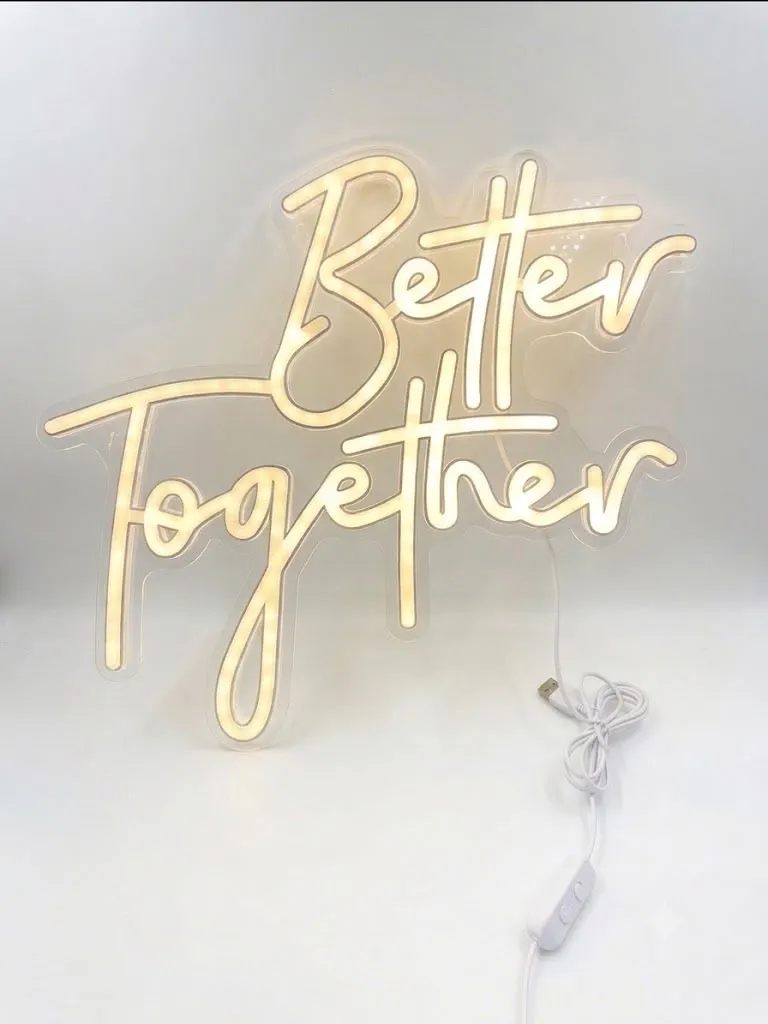 Better Together neon sign
