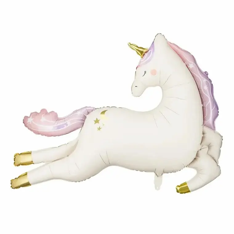Giant matte unicorn foil balloon