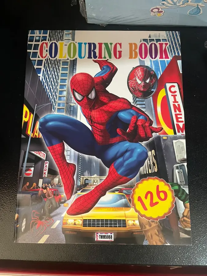 Coloring Book with stickers