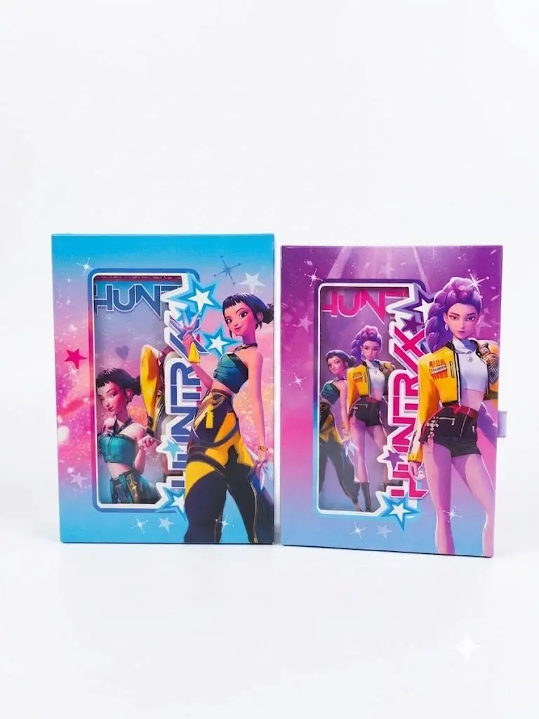 K-Pop note book with key lock