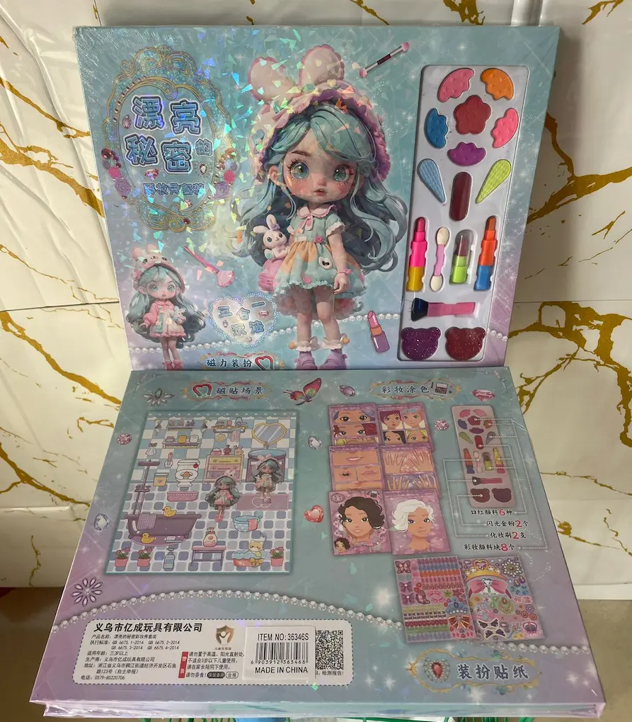 Pretty secret makeup show set, suitable for 3 and above