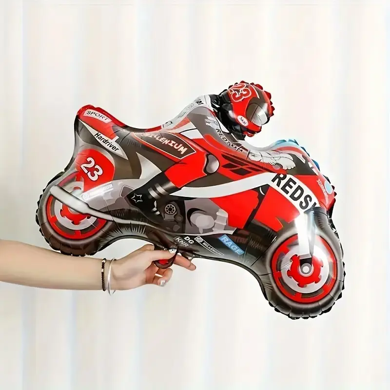 Motorcycle foil balloon