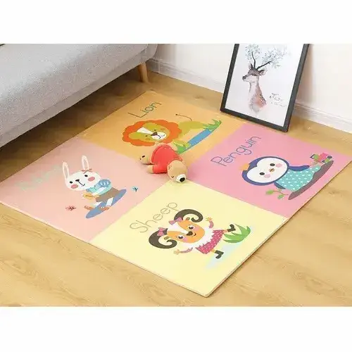 Animal Design puzzle mat, pack of 4 pieces each piece 60*60cm Thickness 1cm