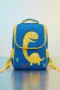 Cartoon dinosaur backpack for nursery, Happy kindergarten beginner school for boys